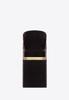 Porte-cartes de visite en cuir pour homme Wittchen avec badge noir, Cuir naturel noir