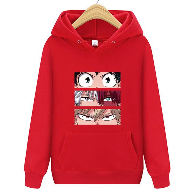 Langermet for menn og kvinner Uformell mote gensere Japansk tegneserie løs hettegenser Komfortabel kreativitet Streetwear