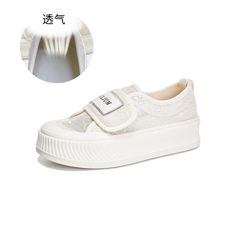 Velcro Lace Fisherman Shoes Women's 2025 Summer New Thick-soled Heightening Shoes Women's Casual Women's Shoes Versatile Shoes Children