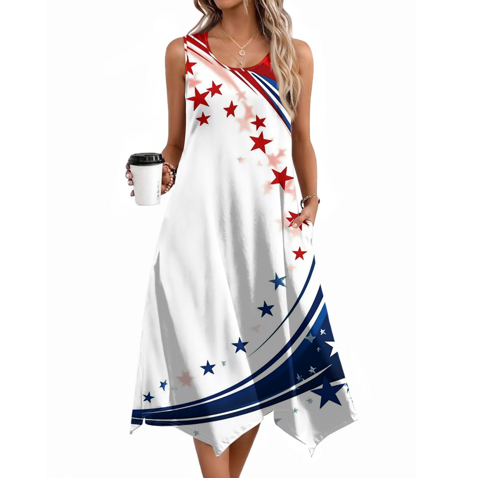 

Женское повседневное платье на лето, платье-майка, свободное пляжное платье с карманами, расклешенный миди-сарафан XL белый