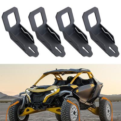 4ks kotvící držáky háčky příslušenství pro Can Am Maverick Max X3 Max R RR 4x4 XRC XMR XDS DS Turbo DPS 2/4 dveře 2017-2025