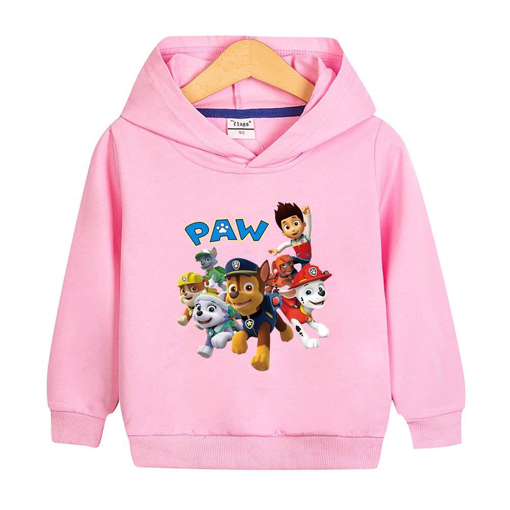 Paw Patrol Boys' Hooded Sweatshirt - Stylish, Loose-Fit Autumn Jacket for Kids