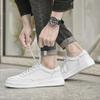 Fashion Classic White Sneakers for Men Comfort Genuine Leather Sneakers Skateboarding Sports Shoes Men Trainers Men White Shoes