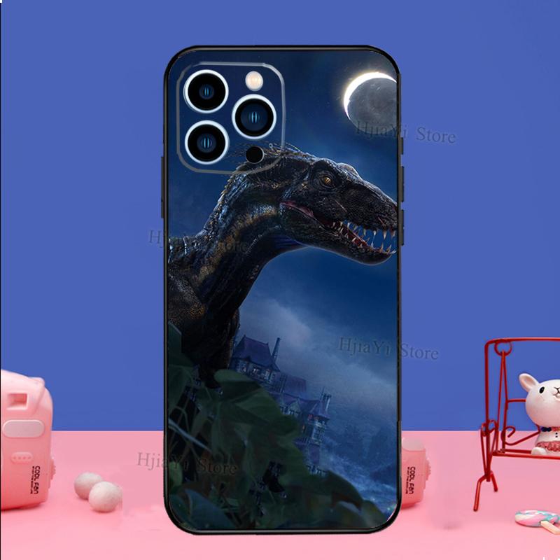 Jurassic Dinosaur Case For iPhone 16 15 13 11 14 Pro Max 12 Mini Plus XR X XS Max Silicone Phone Cover