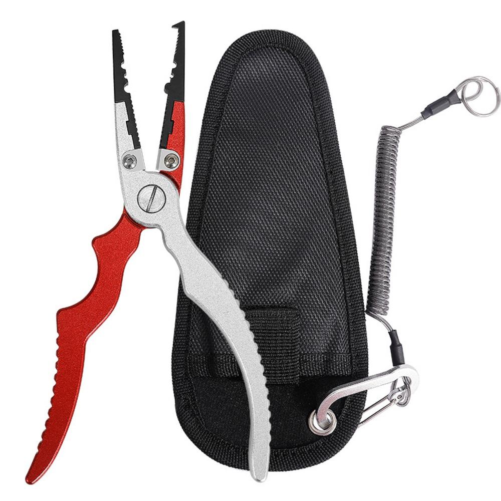 

Aluminum Zinc Zinc Alloy Split Ring Pliers Anti-slip Luya Pliers Durable Fish Pliers Fishing Line Cutter