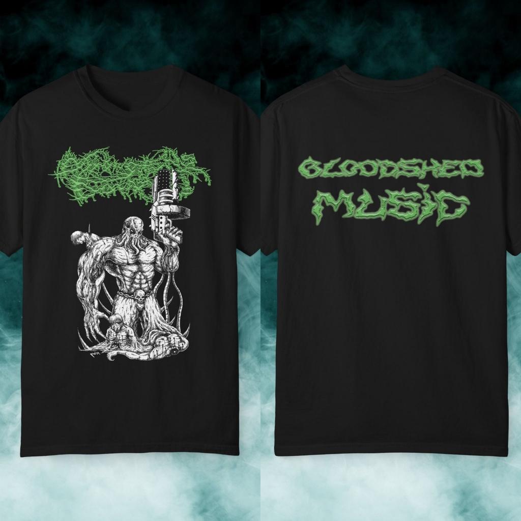 Damnations Domain Bloodshed Music Graphic Tshirt Cotton Unisex Unisex Streetwear Tee