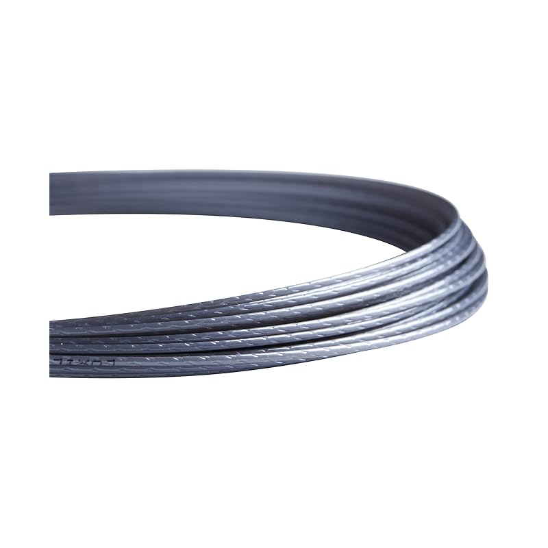 Luxilon ALU POWER ROUGH 125 Tennis String, 220m Reel, Silver, WRZ990200
