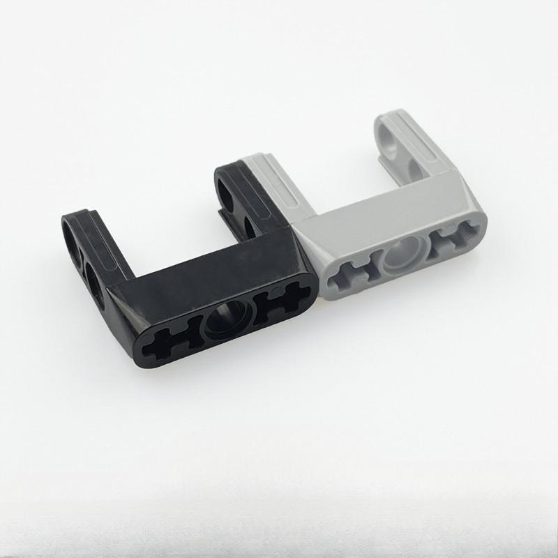 Compatible Building Block 87408 Small Particle Technology Machinery Building Block Spare Parts 4558692 Black 3X3 Bolt Connection