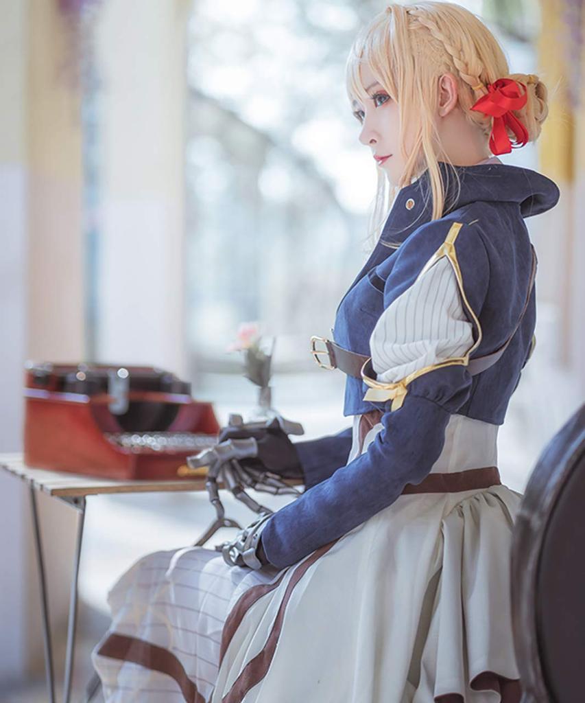 [Milky Time] Violet Evergarden Cosplay Dress with Wig
