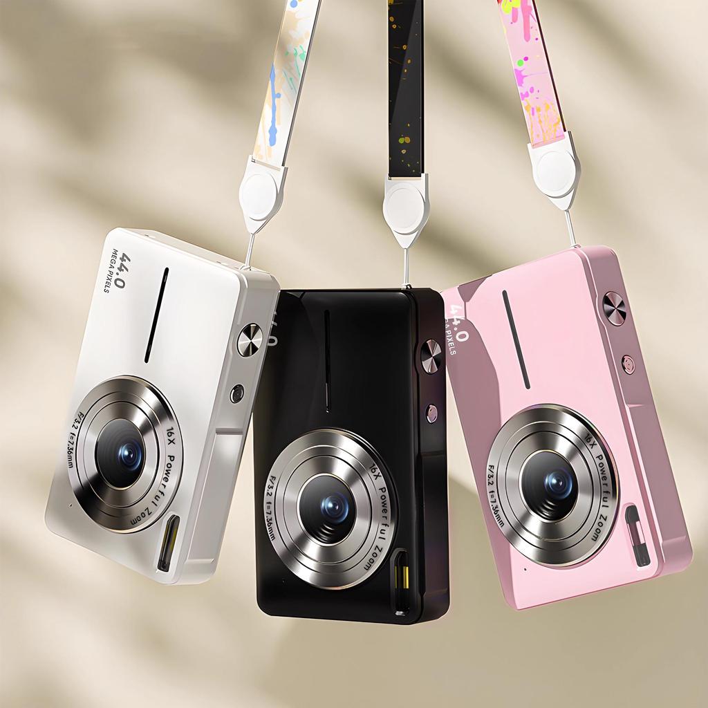HD Digital Mini Camera for Students & Kids - Selfie & Beauty Features