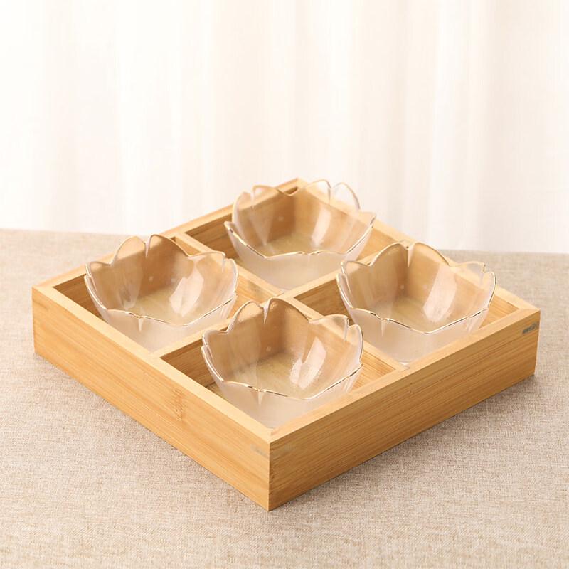 Ude Bamboo Multi-Compartment Serving Tray