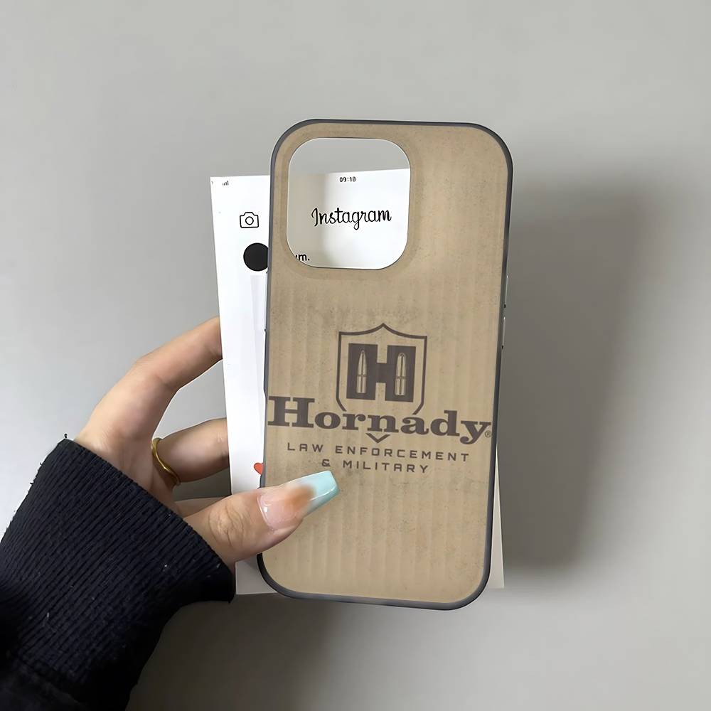 

Hornady Logo Phone Case For IPhone 17 16 15 14 Plus 11 12 13 Pro Max Shockproof Protection Soft Back Cover iPhone 17pro max