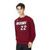 Jordan X Collaboration NBA Miami Col Rond Pull Confortable Sweat-shirt à Manches Longues à Lettres Homme sweat-shirt Rouge DN9823-608