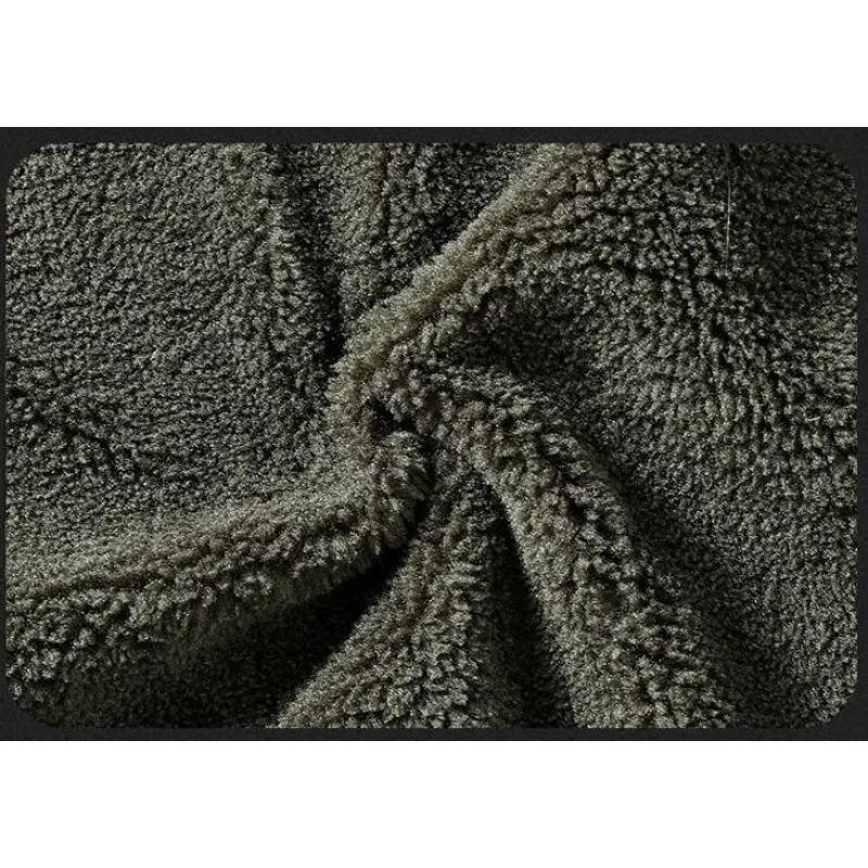Fashion Men Fleece Warm Bomber Jackets Winter Parkas Quality Male Cotton Multi-pockets Cargo Jackets Outdoor Tooling Coats