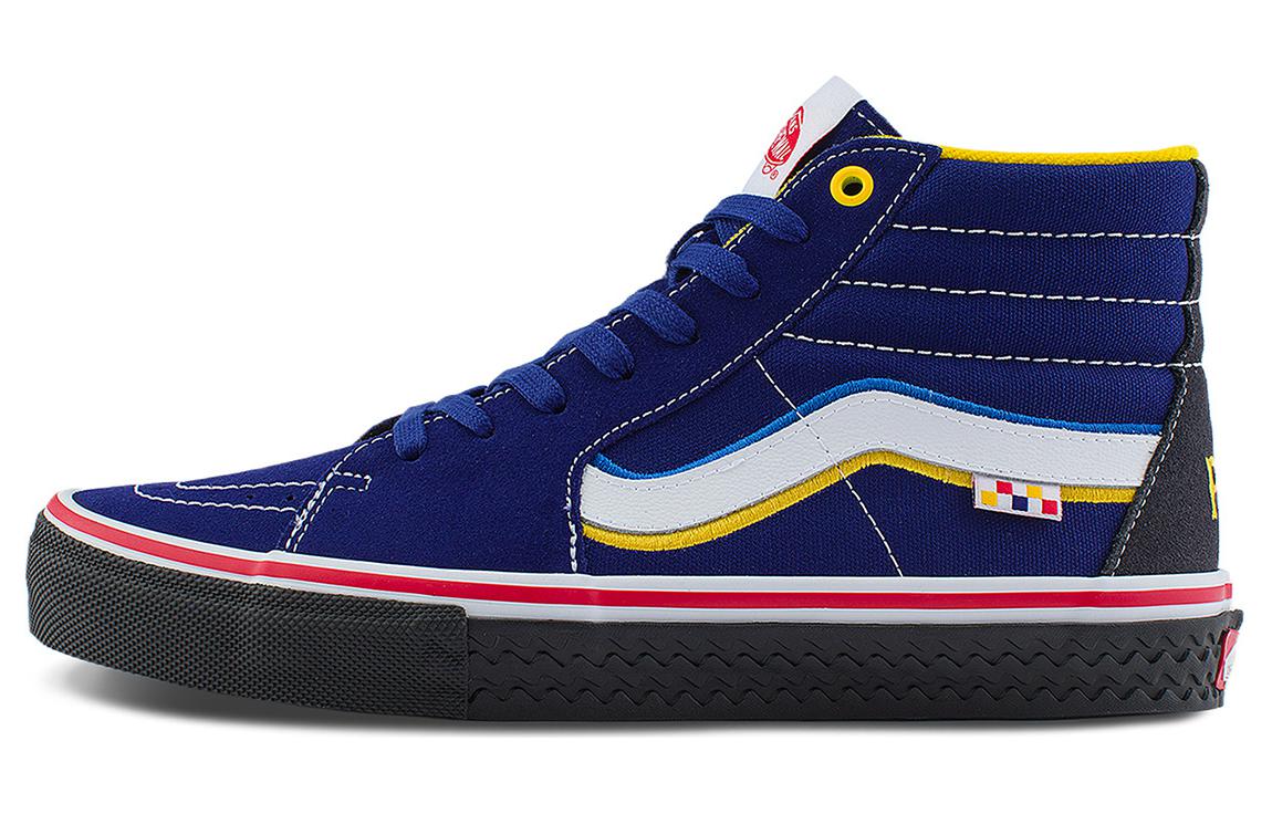 Vans X Padin Musa Sk8 Hi Темно-синий Черный Белый VN0A5FCCCJE 40