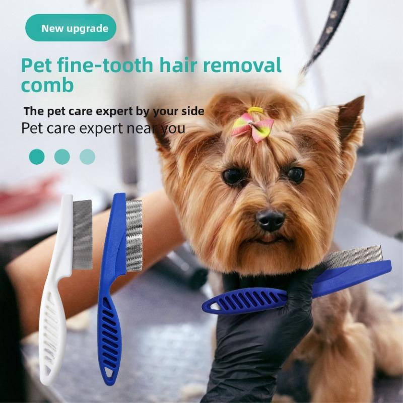 Pet Flea Removal Comb, Dog and Cat Comb, Flea Comb, Grooming Comb, Depilation Pet Comb, Pet Close-toothed Depilation Comb