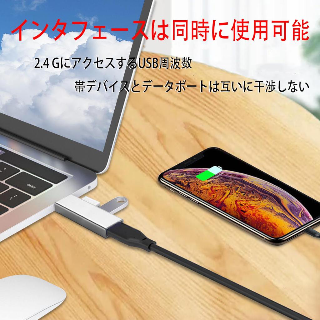 ALLVD USB USB USB Smartphone Converter USB Data Compatible with Ports On and Perfect for Working from Home Hub, Type-C Hub, 3-Port Hub, High-Speed