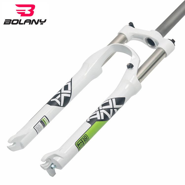 for BOLANY Mountain Bike Fork 26 Inch 27.5 Inch Aluminum Suspension Spring Fork Spare Parts Wholesale 26 inch  mechanical