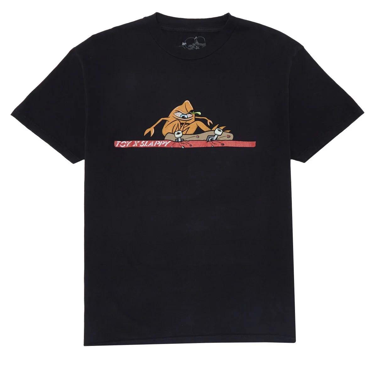 Slappy Trucks Shirt Toy Machine Black XL