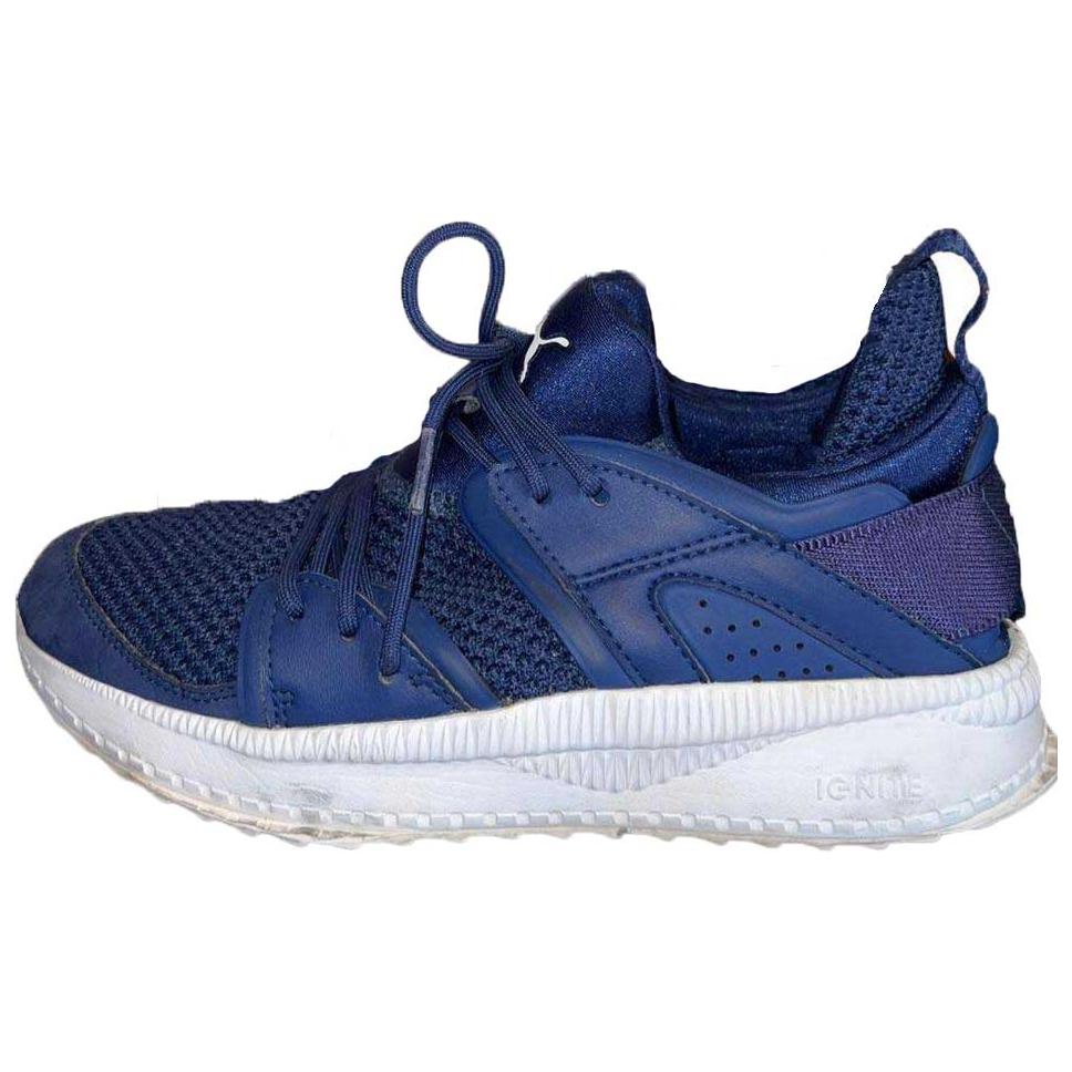 Puma Tsugi Blaze Comfortable Versatile Mid-Top Lifestyle Casual Shoes Women Casual Shoes Blue 363954-02