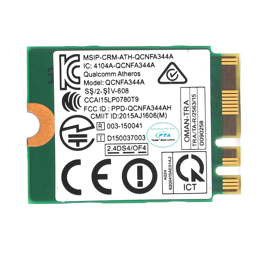 DualBand Wireless Network Card QCNFA344A WiFi for Bluetooth Chip Model Wirefree Module for Windows