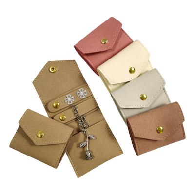 Kreative Mode Mikrofaser Schmuckbeutel Mini-Tasche Schmuckbeutel Tragbare Aufbewahrungstasche Multifunktionale Tragbare Schmuckhandtasche