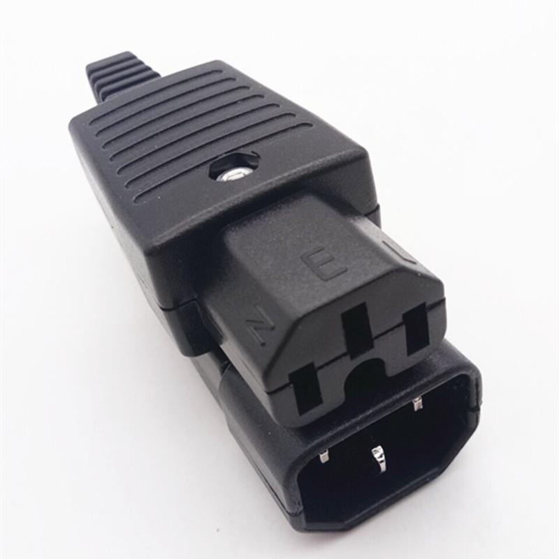 AC 3-Core Power Plug C13/C14 Socket Extension Cord