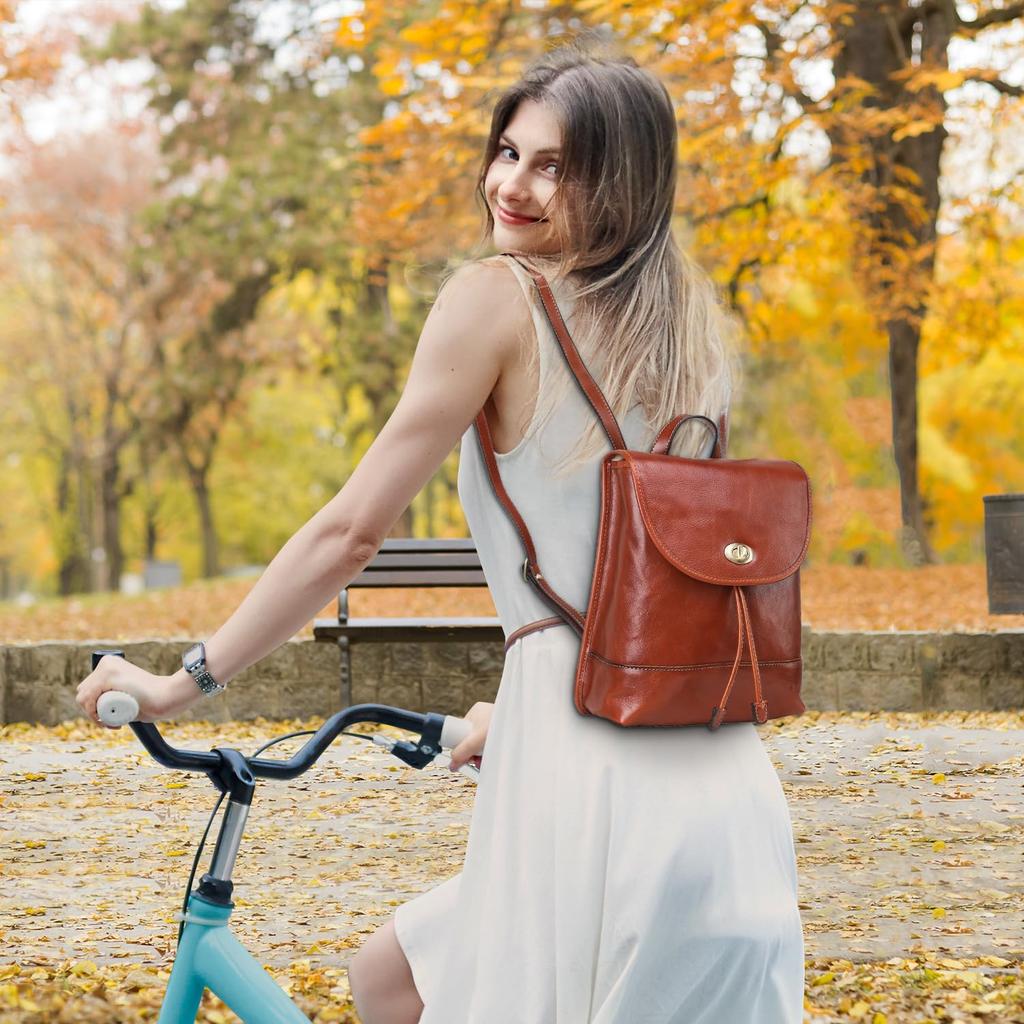 Genuine Italian Small Switchable Rucksack Inch iPad Storage