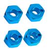 AEF2-4Pcs For MJX 1/14 1/16 14210 14303 16207 16208 Remote Control Car Accessories 12Mm Hex Connector