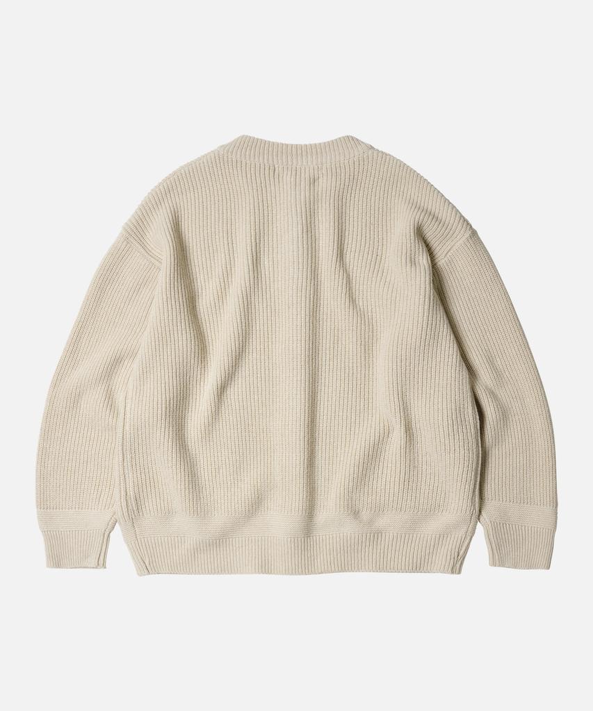 Frizmworks Heavy Wool Round Cardigan _ Cream