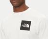 North Crew Neck Fine Tee NF0A8A6M Logo Print White [The Face] T-Shirt Men's Short-Sleeve (JP, Alphabet, XL, (XL size)) [Item]