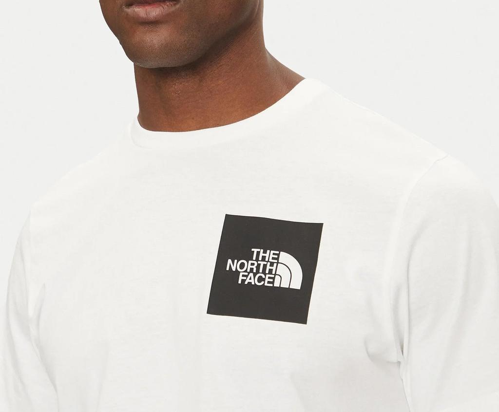 North Crew Neck Fine Tee NF0A8A6M Logo Print White [The Face] T-Shirt Men's Short-Sleeve (JP, Alphabet, XL, (XL size)) [Item]