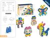 Children'S Changeable Square Bullet Snowflake Granules Building Block Educational Toys & Color Box Small Gifts