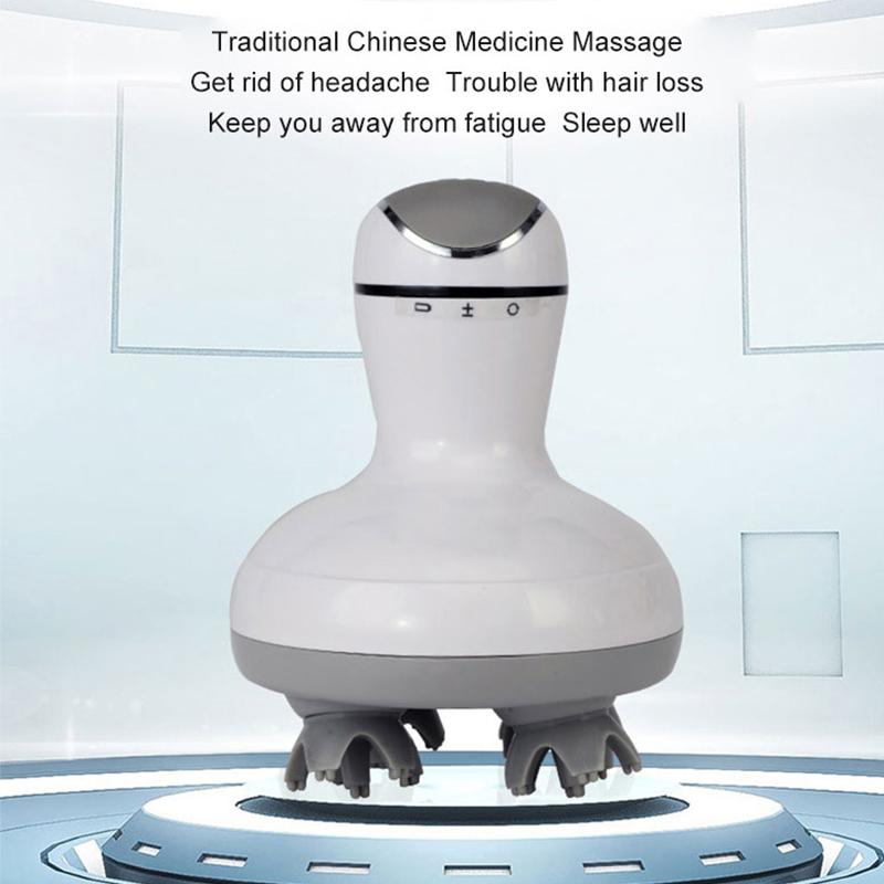 Cordless Electric Scalp Head Massager Stimulates Scalp Hair Growth, Relieves Muscle Back Shoulder Calf Pain