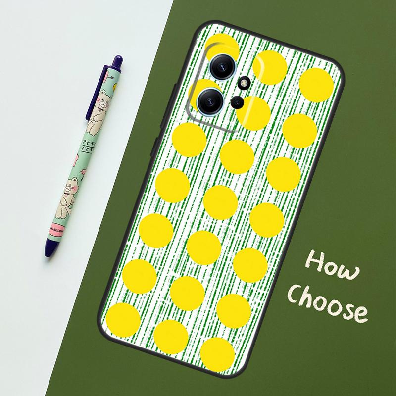 Polka Dots Lines Abstract Art Case For Xiaomi Redmi Note 14 10 11 12 13 15 Pro Plus Cover For Redmi 15 13C 12C 10C 14C 15C
