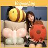 Bees Butterflies Insect Ladybugs Plush Toy Stuffed Doll Decoration Kids Gift