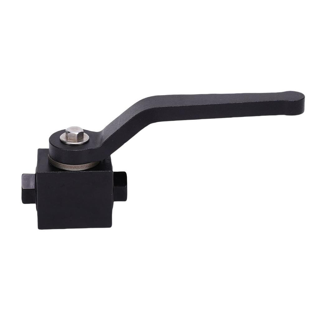 1 8 Inch NPT Brake Line Lock Shut Off Valve Fitting 8000 PSI Aluminium Billet for Brake Fluid Water Fuel Air Black