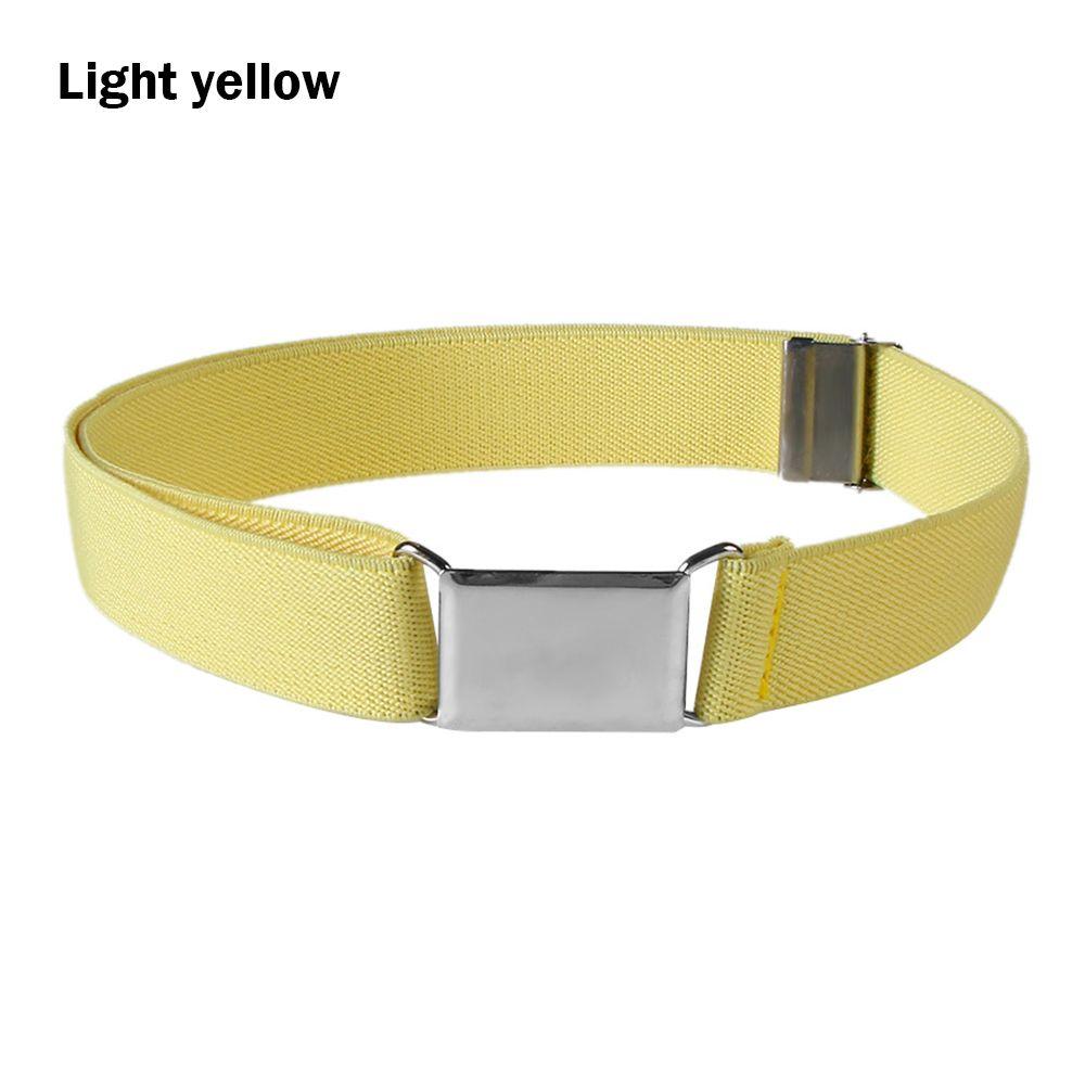 Gift Pants Strap Solid Color Boys Girls Alloy Buckle Waistband Kids Canvas Belt Adjustable