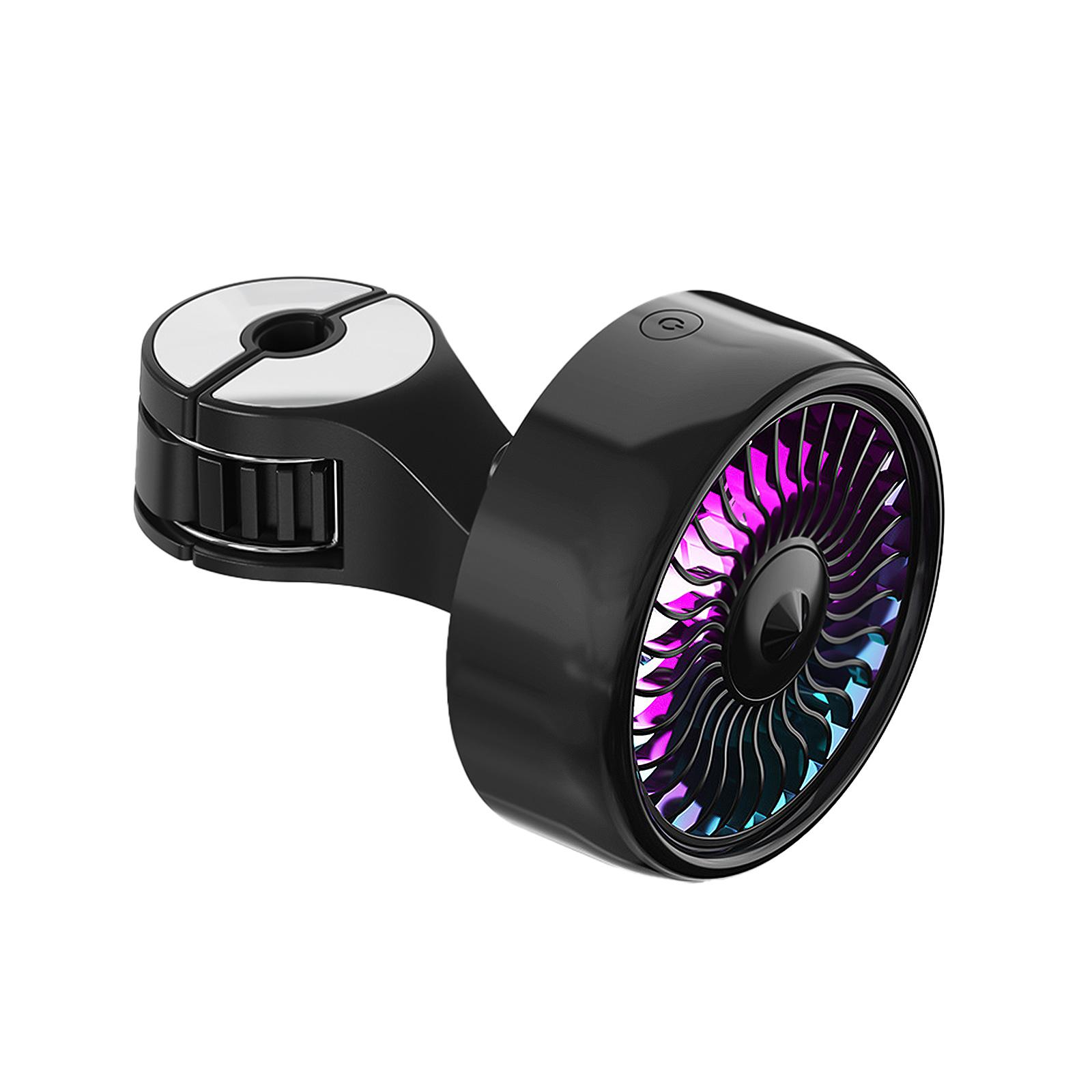 

Car USB Cooling Fan Dashboard Air Vent Mount 360° Rotating Adjustable Air Conditioner Cooler 3-Speed Air Vent Outlet Fan чёрный