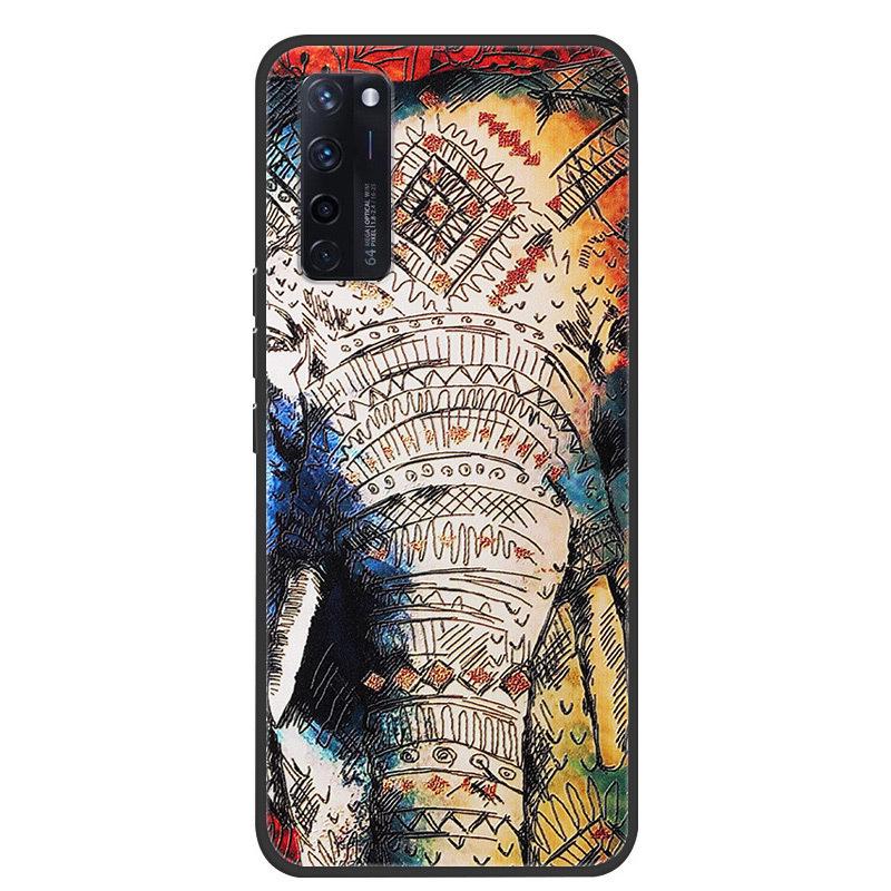 Tianji 20 5G Phone Colorful Butterfly Embossed Soft Case Tianji 20 5G