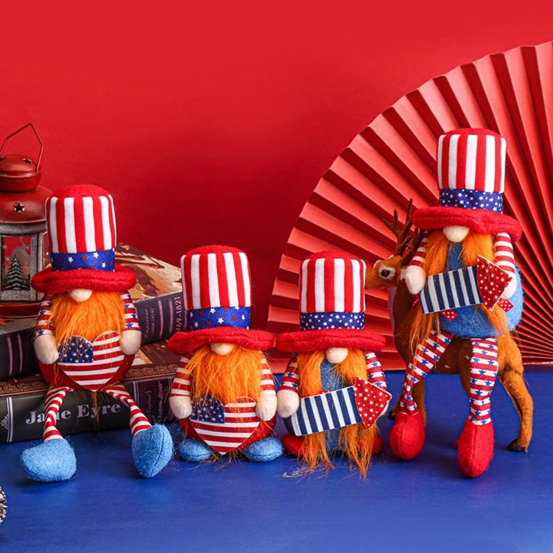 4th Of July for Doll Hats Patriotic Dolls American Flag for Doll Party Memorial Day Veteran Day Independence Day