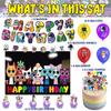Dandy's World-Themed Birthday Party Decorations: Balloons, Party Banners, Backdrops, and Party Decorations