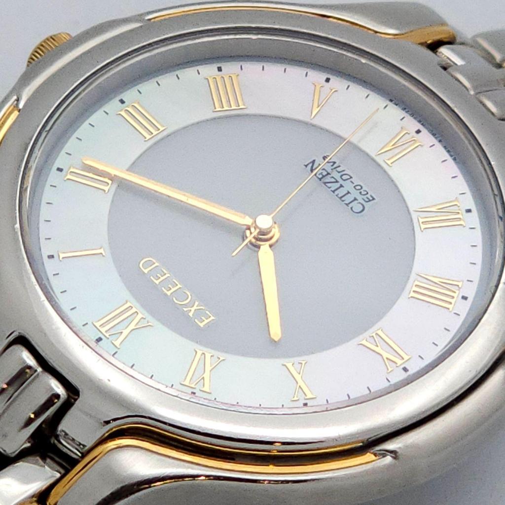 Used CITIZEN Exceed A780-H24482 Solar Quartz Working Shell