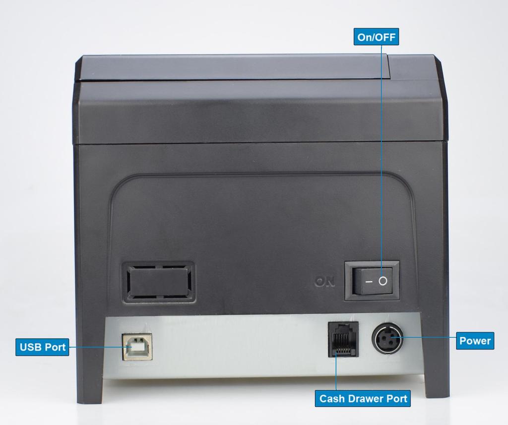 Multilingual 80mm Kitchen & Supermarket Receipt Printer with USB & Ethernet