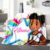 Customiz Name Personality Gracies Corner  Blanket Soft &Warm Sofa Office Bed Travel Lunch Break Blanket, Gift Suitable All Seasons