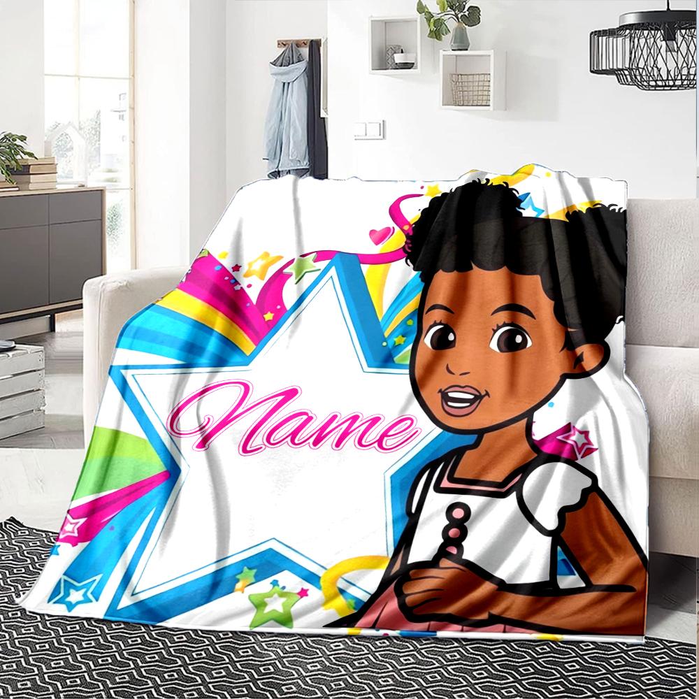 Customiz Name Personality Gracies Corner Blanket Soft &Warm Sofa Office Bed Travel Lunch Break Blanket, Gift Suitable All Seasons