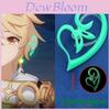 Genshin Impact Akasha Cosplay Jewelry Resin Adjustable Glow Earring For Parties And Gifts
