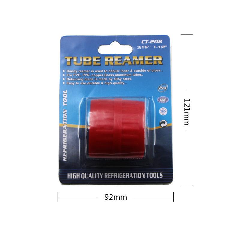 

Внутренняя внешняя труба металлические трубы сверхпрочный инструмент для снятия заусенцев фаскосниматель для ПВХ медных алюминиевых стальных труб красный
