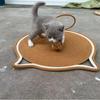 Wear-Resistant Woven Cat Scratching Mat with Self-Entertainment Ball, Cooling Mat, and Sleeping Area