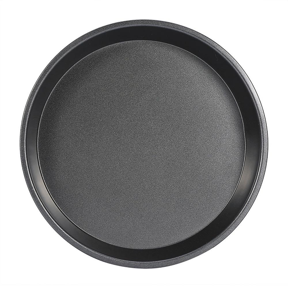 Thick Carbon Steel Pizza Pan Round Food-Grade Pie Tray Deep Thickened Nonstick Pizza Pan Christmas Thanksgiving